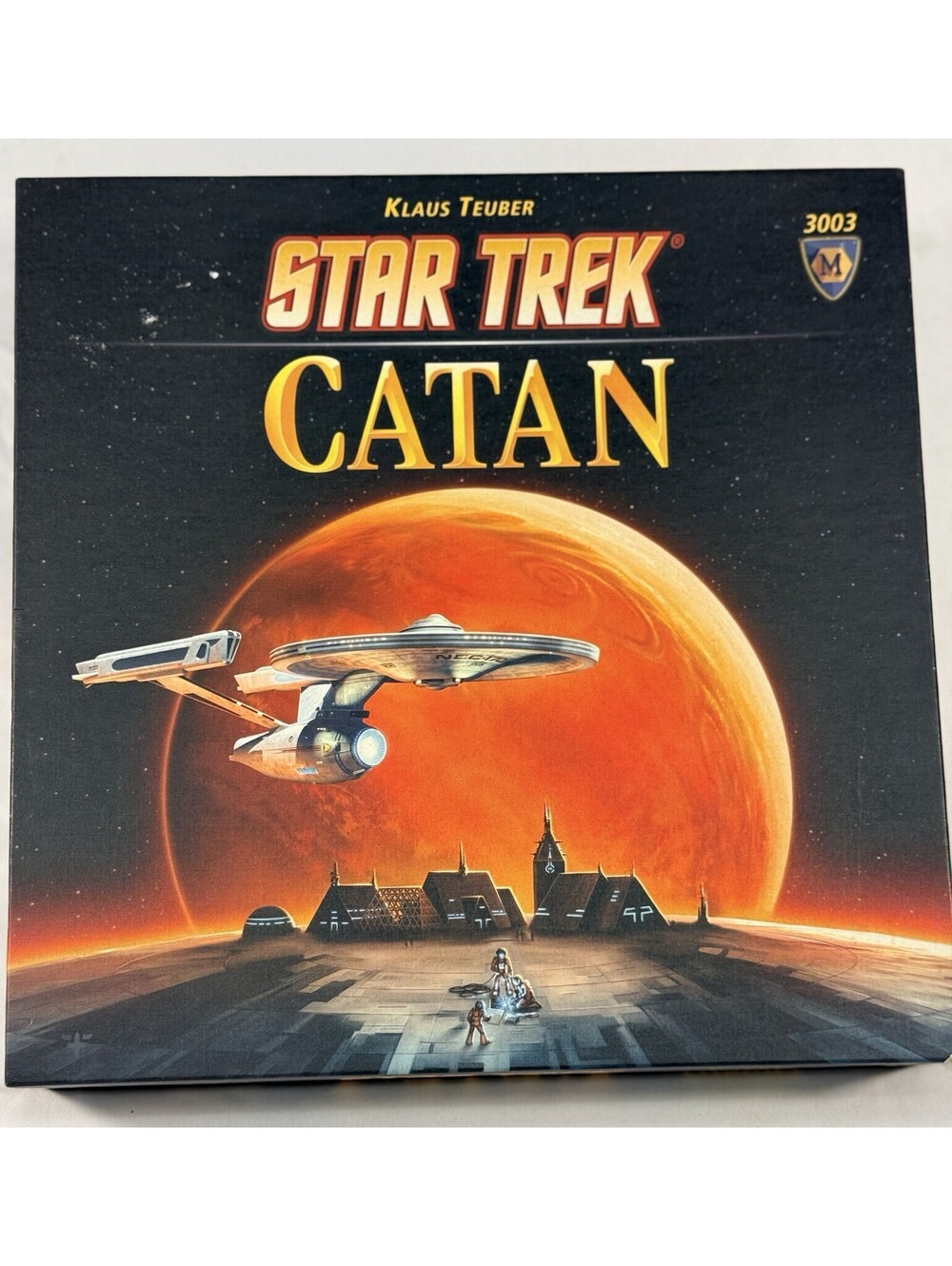 First Edition #3003 Catan Star Trek Game Board KLAUS TEUBER CBS Complete.